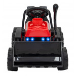 Elektrický traktor s lyžicou G320 - červený